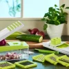 Facas Descascadoras-CASA Vida Verde Ralador Tudo Em 1 Branco Com Lime