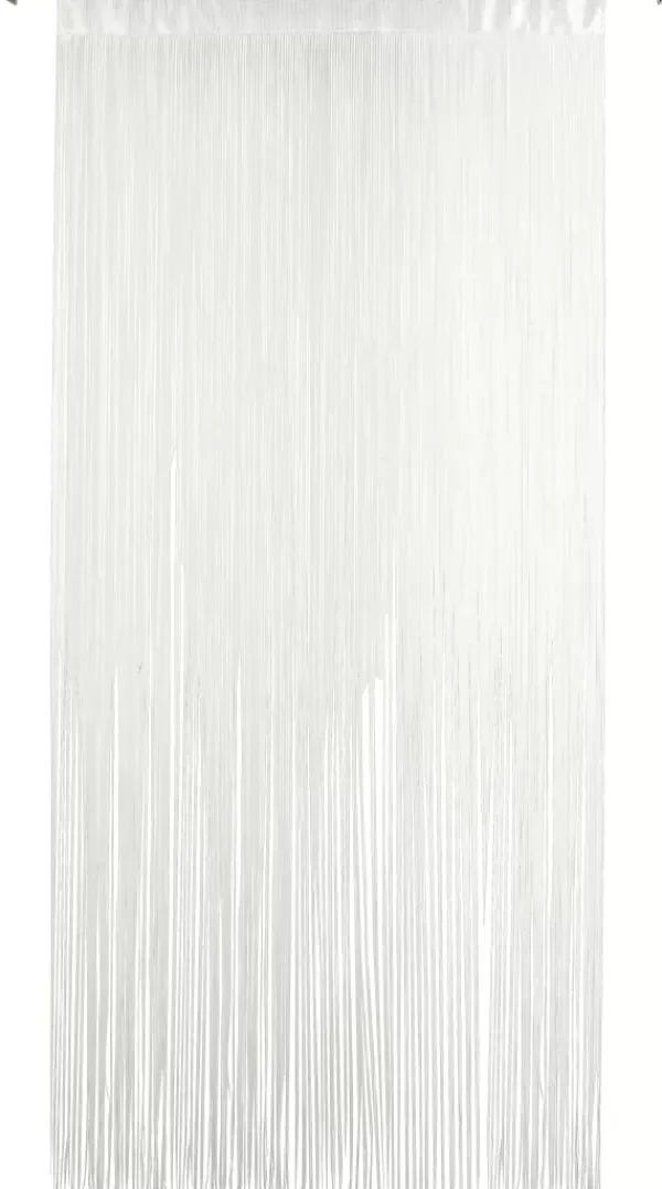 Cortinas-CASA White Cortina De Franjas Branco