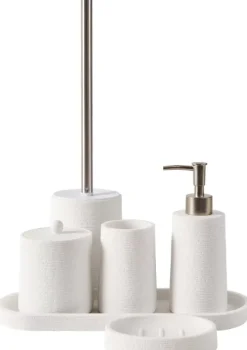 Acessórios De Lavatorio-CASA White Elegance Prato Branco