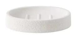 Acessórios De Lavatorio-CASA White Elegance Saboneteira Branco