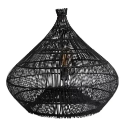 Candeeiros De Mesa-CASA Zalou Candeeiro De Mesa Preto
